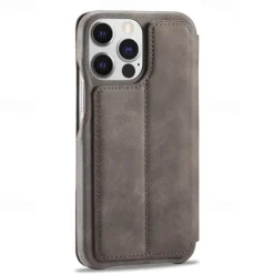 Phone Case For iPhone 17 Pro Max 17 Air 16 15 14 Pro Max Plus 13 12 11 Pro Max Mini Flip Cover Card Slot Shockproof Retro TPU PU Leather