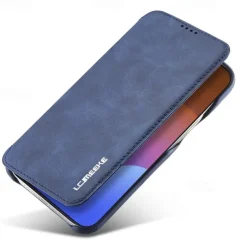 Phone Case For iPhone 17 Pro Max 17 Air 16 15 14 Pro Max Plus 13 12 11 Pro Max Mini Flip Cover Card Slot Shockproof Retro TPU PU Leather