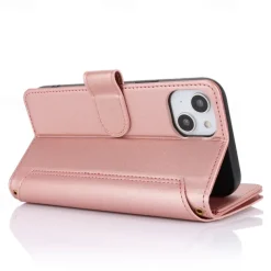 Phone Case For iPhone 17 Pro Max 17 Air 16 15 14 Pro Max Plus 13 12 11 Pro Max Mini Wallet Case Magnetic Zipper with Lanyard Retro TPU PU Leather