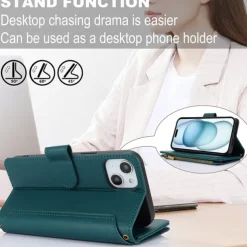 Phone Case For iPhone 17 Pro Max 17 Air 16 15 14 Pro Max Plus 13 12 11 Pro Max Mini Wallet Case Magnetic Zipper with Lanyard Retro TPU PU Leather