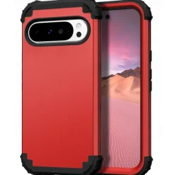 Phone Case For Pixel 9 Pro Pixel 9 Pro XL Pixel 8 Pro Pixel 8 Pixel 7 Pixel 7 Pro Pixel 6 Pixel 6 Pro Back Cover Magnetic Support Wireless Charging Shockproof Retro PC Silicone