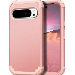 Phone Case For Pixel 9 Pro Pixel 9 Pro XL Pixel 8 Pro Pixel 8 Pixel 7 Pixel 7 Pro Pixel 6 Pixel 6 Pro Back Cover Magnetic Support Wireless Charging Shockproof Retro PC Silicone