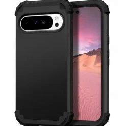 Phone Case For Pixel 9 Pro Pixel 9 Pro XL Pixel 8 Pro Pixel 8 Pixel 7 Pixel 7 Pro Pixel 6 Pixel 6 Pro Back Cover Magnetic Support Wireless Charging Shockproof Retro PC Silicone