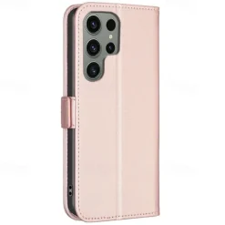 Phone Case For S25 S24 S23 S23 FE S22 S21 Ultra Plus A55 5G A35 5G A25 A15 Wallet Case with Stand Holder Card Slot Shockproof Retro TPU PU Leather