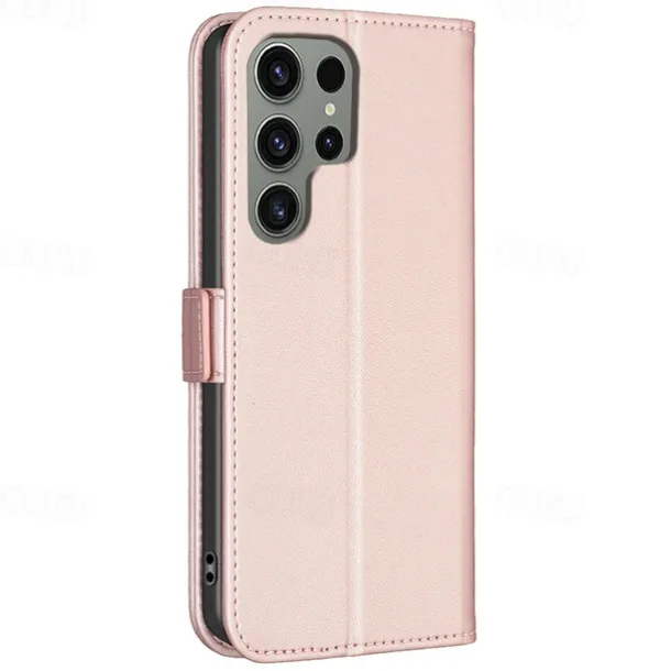 Phone Case For S25 S24 S23 S23 FE S22 S21 Ultra Plus A55 5G A35 5G A25 A15 Wallet Case with Stand Holder Card Slot Shockproof Retro TPU PU Leather