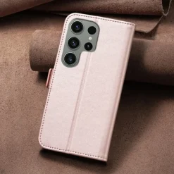 Phone Case For S25 S24 S23 S23 FE S22 S21 Ultra Plus A55 5G A35 5G A25 A15 Wallet Case with Stand Holder Card Slot Shockproof Retro TPU PU Leather