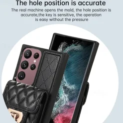 Phone Case For S25 S24 S23 S22 S21 FE S21 Ultra Plus A14 A34 A54 A53 Back Cover with Stand Holder with Lanyard Card Slot Retro TPU PU Leather