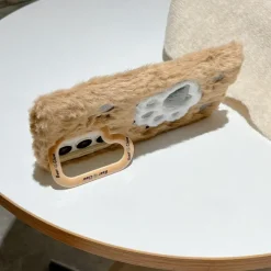 Phone Case For S24 S23 Ultra Plus A55 5G A35 5G A15 A14 A54 Back Cover with Stand Holder Shockproof Retro Plush