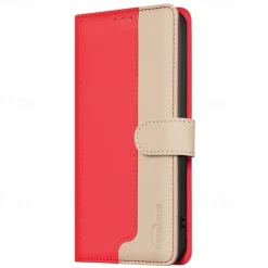 Phone Case For Samsung Galaxy S24 S23 S23 FE S22 S21 Ultra Plus A55 5G A35 5G A25 A15 A14 Back Cover with Stand Holder Card Slot Shockproof Retro TPU PU Leather