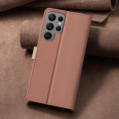 Phone Case For Samsung Galaxy S24 S23 S23 FE S22 S21 Ultra Plus A55 5G A35 5G A25 A15 A14 Back Cover with Stand Holder Card Slot Shockproof Retro TPU PU Leather