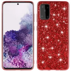 Phone Case For Samsung Galaxy S25 S24 S23 S22 S21 FE S21 Ultra Plus A34 S20 A32 A52 Back Cover Glitter Shine Glitter Shine TPU