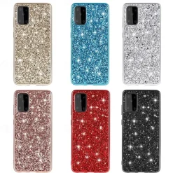 Phone Case For Samsung Galaxy S25 S24 S23 S22 S21 FE S21 Ultra Plus A34 S20 A32 A52 Back Cover Glitter Shine Glitter Shine TPU