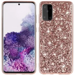 Phone Case For Samsung Galaxy S25 S24 S23 S22 S21 FE S21 Ultra Plus A34 S20 A32 A52 Back Cover Glitter Shine Glitter Shine TPU