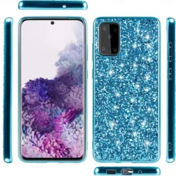 Phone Case For Samsung Galaxy S25 S24 S23 S22 S21 FE S21 Ultra Plus A34 S20 A32 A52 Back Cover Glitter Shine Glitter Shine TPU