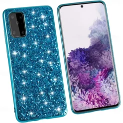 Phone Case For Samsung Galaxy S25 S24 S23 S22 S21 FE S21 Ultra Plus A34 S20 A32 A52 Back Cover Glitter Shine Glitter Shine TPU