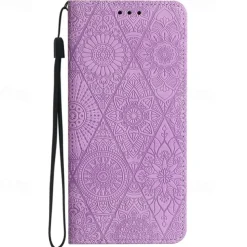 Phone Case For Samsung Galaxy S25 S24 S24 FE S23 S22 S21 Ultra Plus A55 5G A35 5G A25 A15 Back Cover with Stand Holder Magnetic Card Slot Retro PU Leather