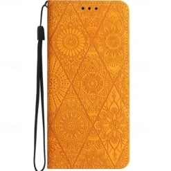 Phone Case For Samsung Galaxy S25 S24 S24 FE S23 S22 S21 Ultra Plus A55 5G A35 5G A25 A15 Back Cover with Stand Holder Magnetic Card Slot Retro PU Leather