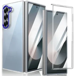 Phone Case For Samsung Galaxy Z Fold 3 Back Cover Shockproof Retro PC