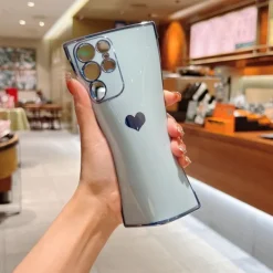 Phone Case For Samsung Galaxy S25 S24 S23 S22 S21 FE S21 Ultra Plus A14 A34 A54 A53 Classic Series Plating Full Body Protective Dustproof Solid Colored TPU