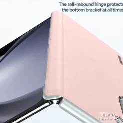 Phone Case For Samsung Galaxy Z Fold 5 Z Fold 4 Back Cover Magnetic Adsorption Support Wireless Charging Shockproof Retro PC PU Leather