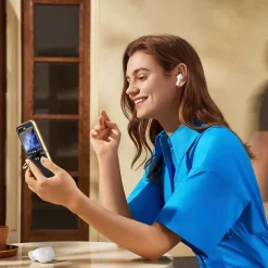 Phone Case For Samsung Galaxy Z Flip 5 Z Flip 4 Z Flip 3 Back Cover with Screen Protector Ring Buckle Shockproof Retro TPU Metal PU Leather