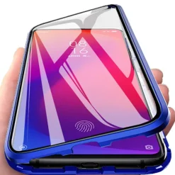 Phone Case For Samsung Galaxy S25 S24 S23 S22 S21 FE S21 Ultra Plus A14 A34 A54 A53 Full Body Case Magnetic Adsorption with Screen Protector Magnetic Full Body Protective Transparent Tempered Glass