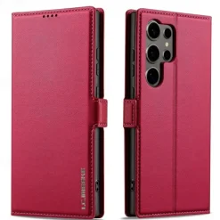 Phone Case For Samsung Galaxy S25 S24 S23 S23 FE S22 S21 Ultra Plus A55 5G A35 5G A15 A14 Back Cover Wallet Case with Stand Holder Magnetic Card Slot Retro TPU PU Leather