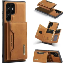 Phone Case For Samsung Galaxy S25 S24 S23 S22 Plus Ultra S23 FE A55 5G A35 5G A15 A14 A34 Wallet Case Wallet Magnetic Full Body Protective PU Leather