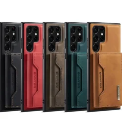 Phone Case For Samsung Galaxy S25 S24 S23 S22 Plus Ultra S23 FE A55 5G A35 5G A15 A14 A34 Wallet Case Wallet Magnetic Full Body Protective PU Leather