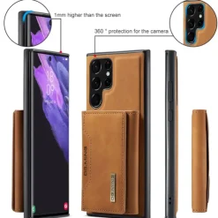 Phone Case For Samsung Galaxy S25 S24 S23 S22 Plus Ultra S23 FE A55 5G A35 5G A15 A14 A34 Wallet Case Wallet Magnetic Full Body Protective PU Leather