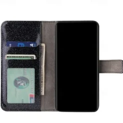 Phone Case For Samsung Galaxy S25 S24 S23 S22 S21 Ultra Plus A55 5G A35 5G A25 A15 A14 Wallet Case Glitter Shine Dustproof Kickstand Glitter Shine PU Leather