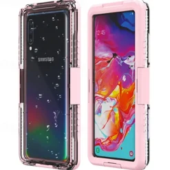 Phone Case For Samsung Galaxy S24 S22 S21 FE S21 Ultra Plus A73 S20 A32 A52 A42 A22 Full Body Case Waterproof Transparent Shockproof Transparent Silica Gel PC