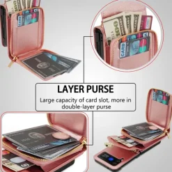 Phone Case For Samsung Galaxy Z Flip 6 Z Flip 5 Z Flip 4 Z Flip 3 Back Cover Flip Cover Zipper with Lanyard Card Slot Retro PC PU Leather