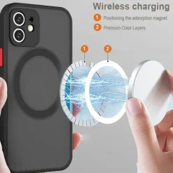 Phone Case For Samsung Galaxy S25 S24 S23 S23 FE S22 S21 Ultra Plus A55 5G A35 5G A25 A15 With Magsafe Full Body Protective Shockproof PC