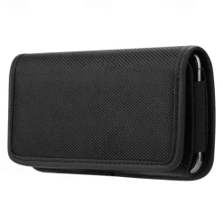 Phone Holster Case Nylon Cell Phone Belt Clip 4.7-6.8inch Pouch Carrying Case Waist Bag