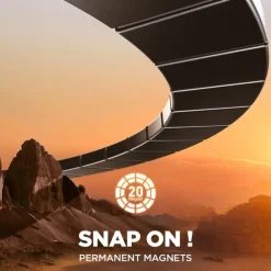 Phone Ring Holder Adjustable Magnetic Removable Phone Holder for Office Desk Kitchen Compatible with iPhone 13 iPhone 12 Phone Accessory