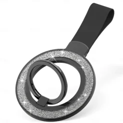 Phone Ring Holder Rotatable Foldable Magnetic Phone Holder for Outdoor Desk Compatible with iPhone 15 14 Plus 13 12 Mini 11 Pro Max X XR XS Max Phone Accessory