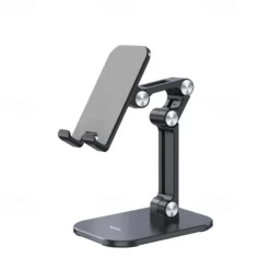 Phone Stand Cell phone tablet universal three-stage foldable lift Flexible Table Desktop Adjustable Cell Smartphone Stand