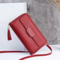 Phone wallet Handbag Small Crossbody Bag for Women Cell Phone Purse Ladies Shoulder Handbags Wallet Purse with Credit Card Slots For iPhone 15 Samsung Univesal Phone Bag