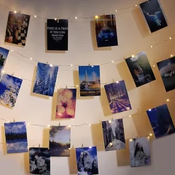 Photo Clip String Lights 3M LED Fairy Lights Outdoor Wedding Decoration Battery Operated Christmas Patio Wedding Decoration Party Home