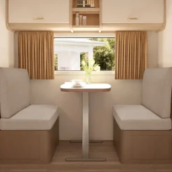 2-Piece RV Dinette Cushion Covers Stretch T-Shaped Sofa Cushion Covers - Elastic Slipcovers for Camper Seats - Durable and Easy to Fit RV Furniture Protection