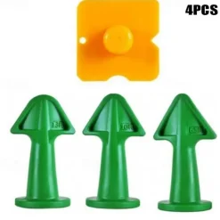 4-piece set of beautiful seam sharp mouth plastic mouth plastic scraper plastic sharp mouth and shovel rubber scraper