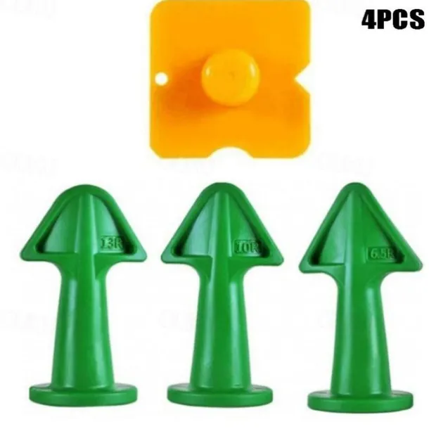 4-piece set of beautiful seam sharp mouth plastic mouth plastic scraper plastic sharp mouth and shovel rubber scraper