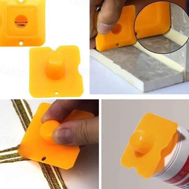 4-piece set of beautiful seam sharp mouth plastic mouth plastic scraper plastic sharp mouth and shovel rubber scraper