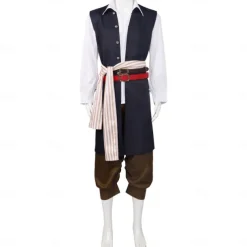 Pirates of the Caribbean Pirates of the Caribbean Cosplay Costume Outfits Costume Cosplay Cosplay Costume Movie Cosplay for Men's Adults' Masquerade