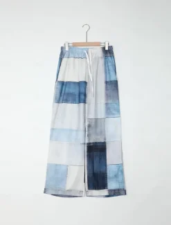 Plaid Color Block Men's Resort 3D Printed Casual Pants Trousers Elastic Waist Drawstring Loose Fit Straight-Leg Summer Beach Pants S TO 3XL