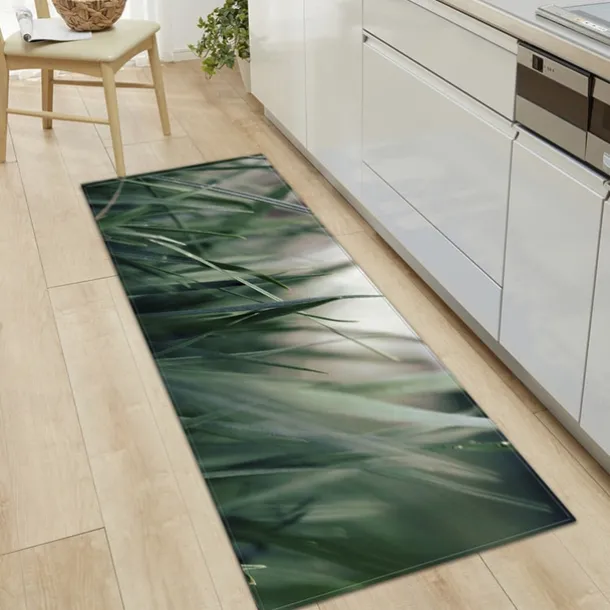 Plant Floral Area Rug Kitchen Mat Non-Slip Oil Proof Floor Mat Livingroom Rug Indoor Outdoor Mat Bedroom Decor Bathroom Mat Entrance Rug Door Mat
