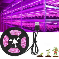 Plant Grow Light LED Strip USB Full Spectrum DC 5V 0.5-3m Phyto Lamp for Vegetable Flower Seedling Grow Tent Box Waterproof