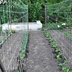 Plant Trellis Netting, Heavy-Duty Polyester Grow Net, Garden Trellis Netting with Square Mesh for Climbing Plants, Vegetables, Fruits, and Flowers