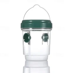 Plastic Bee Traps, Insect Lure Bottle, Indoor Outdoor Wasp Catcher for House Kitchen Plants Trees Flying Insects Pest Control